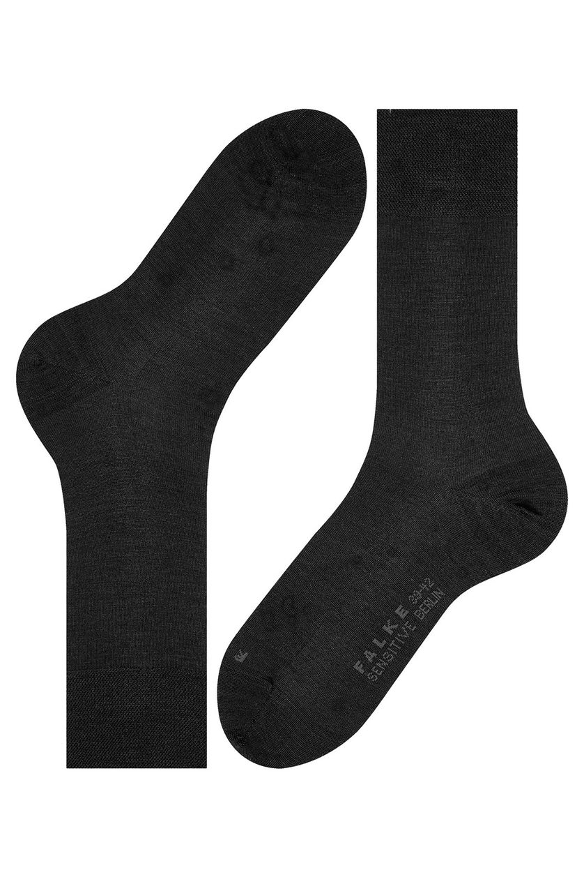 Falke sokken Sensitive Berlin zwart