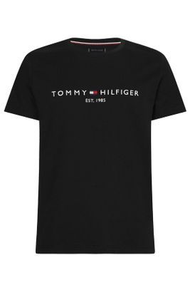 Tommy Hilfiger t-shirt Tommy Hilfiger zwart ronde hals opdruk