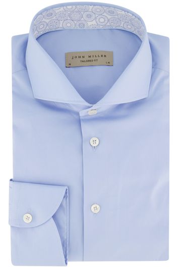 John Miller overhemd lichtblauw Tailored Fit