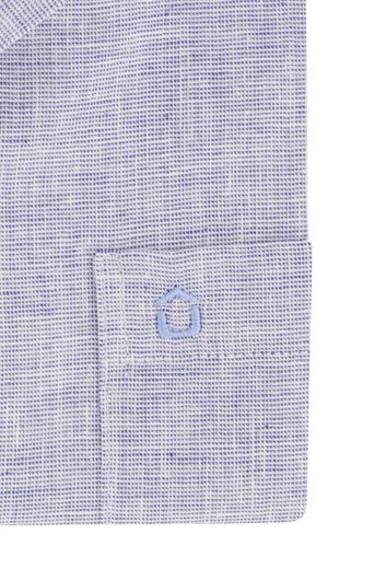 Ledub overhemd button-down blauw