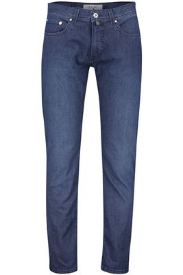 Pierre Cardin Pierre Cardin 5-pocket jeans donkerblauw effen denim