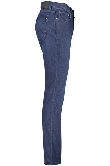 Pierre Cardin 5-pocket jeans donkerblauw effen denim