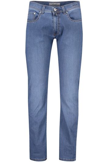 Pierre Cardin 5-pocket jeans normale fit blauw effen denim