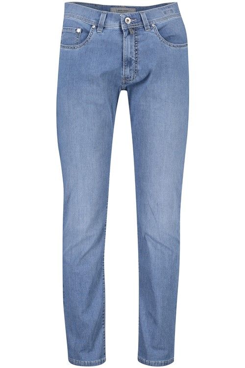 Pierre Cardin jeans lichtblauw effen denim