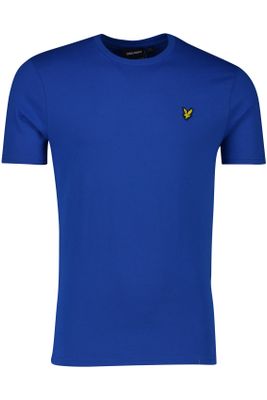 Lyle & Scott Lyle & Scott t-shirt slim fit blauw ronde hals