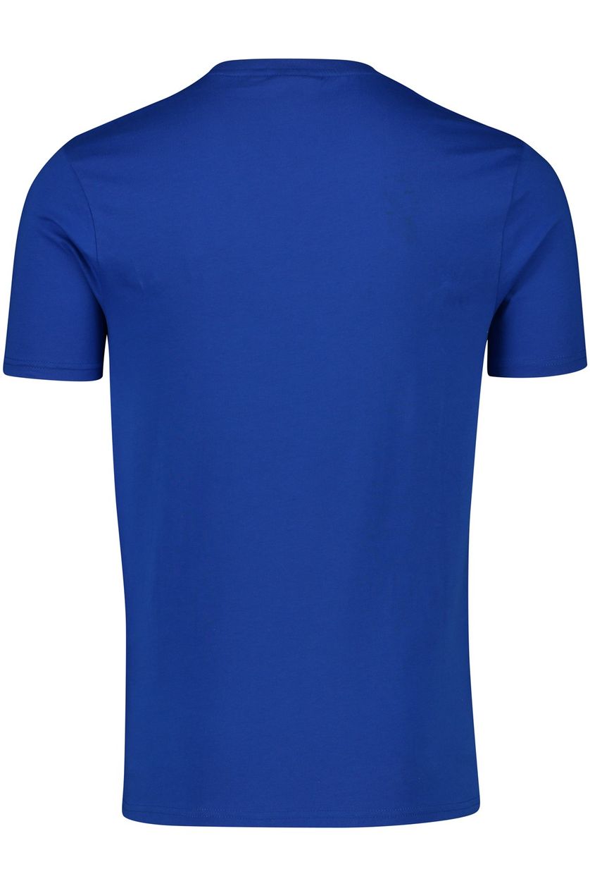 Lyle & Scott t-shirt slim fit blauw ronde hals