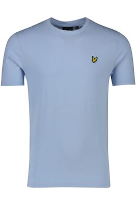 Lyle & Scott Lyle & Scott t-shirt lichtblauw ronde hals katoen