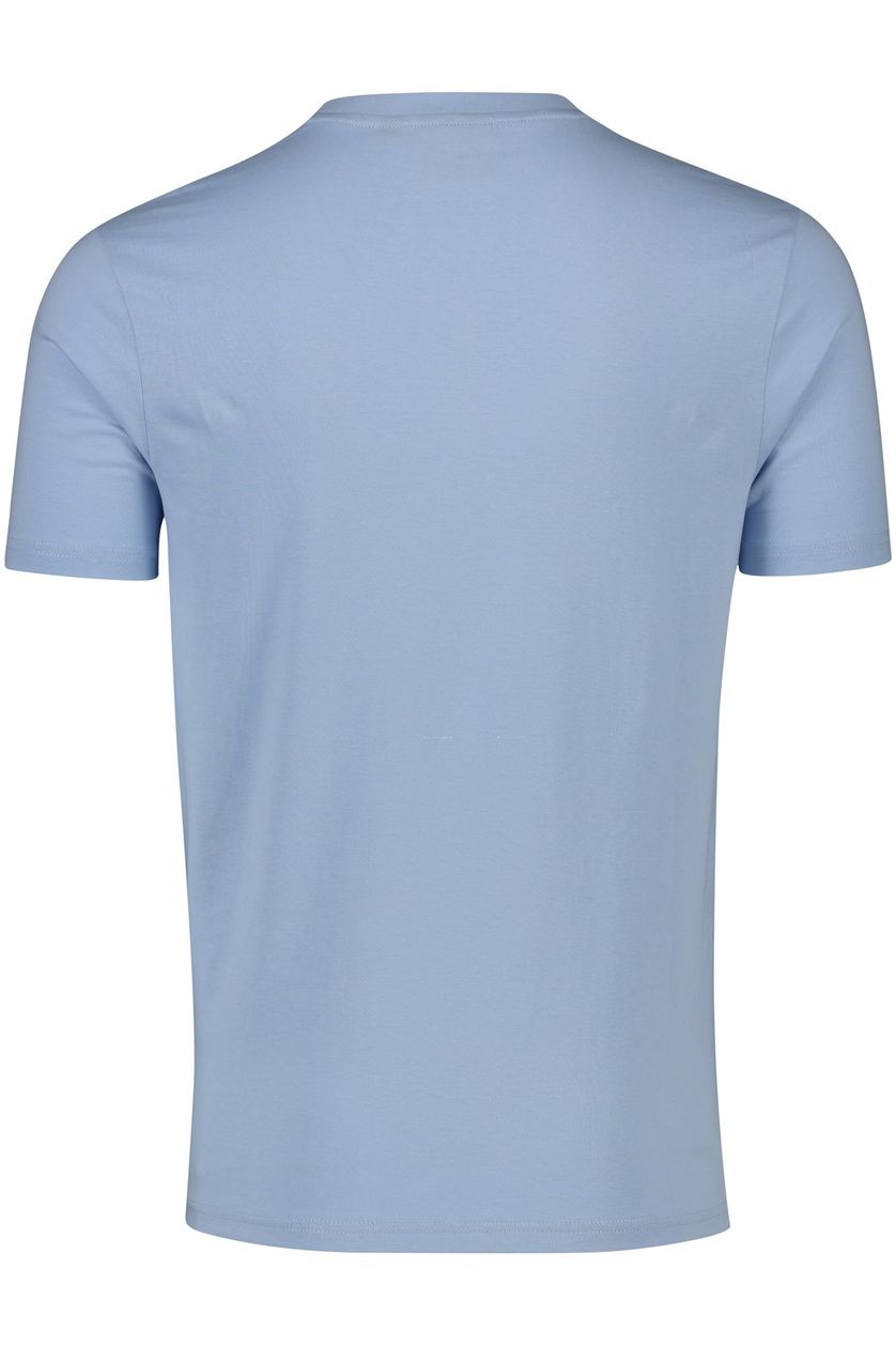 Lyle & Scott t-shirt slim fit lichtblauw ronde hals