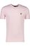 Lyle & Scott t-shirt roze ronde hals katoen