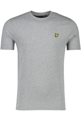 Lyle & Scott Lyle & Scott t-shirt slim fit grijs ronde hals