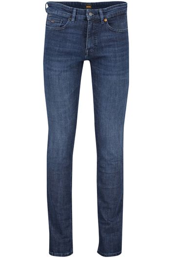 Hugo Boss jeans Dellaware donkerblauw effen denim