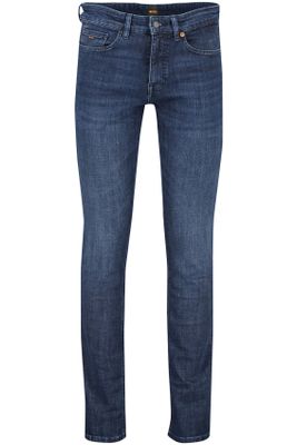 Hugo Boss Hugo Boss jeans Dellaware donkerblauw effen denim