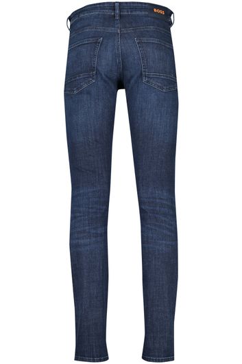 Hugo Boss jeans Dellaware donkerblauw effen denim