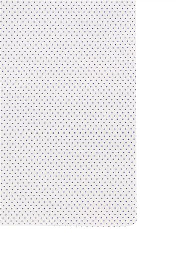Ledub business overhemd mouwlengte 7 Modern Fit New normale fit wit geprint katoen