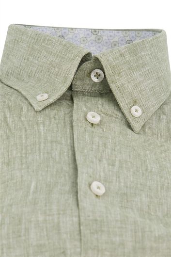 Ledub overhemd middengroen button-down
