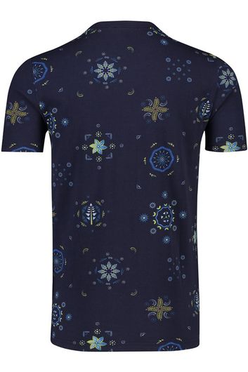 T-shirt NZA Tennants donkerblauw geprint