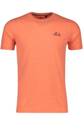 New Zealand NZA t-shirt oranje effen normale fit katoen