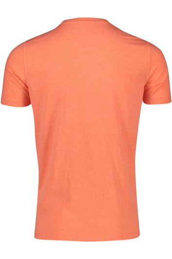 NZA t-shirt oranje effen normale fit katoen