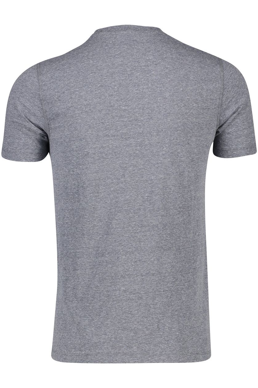 NZA t-shirt grijs normale fit katoen met opdruk