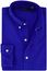 Polo Ralph Lauren casual overhemd slim fit blauw effen katoen