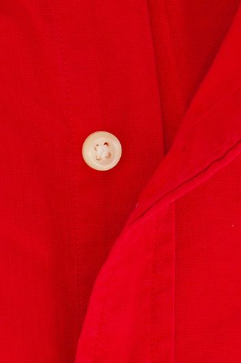 Polo Ralph Lauren casual overhemd slim fit rood effen katoen