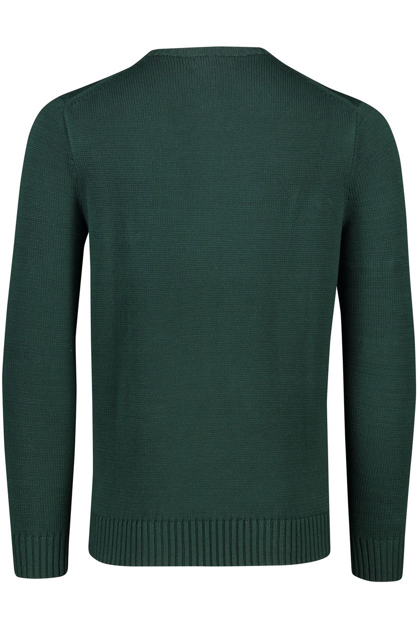 sweater Polo Ralph Lauren ronde hals groen effen katoen