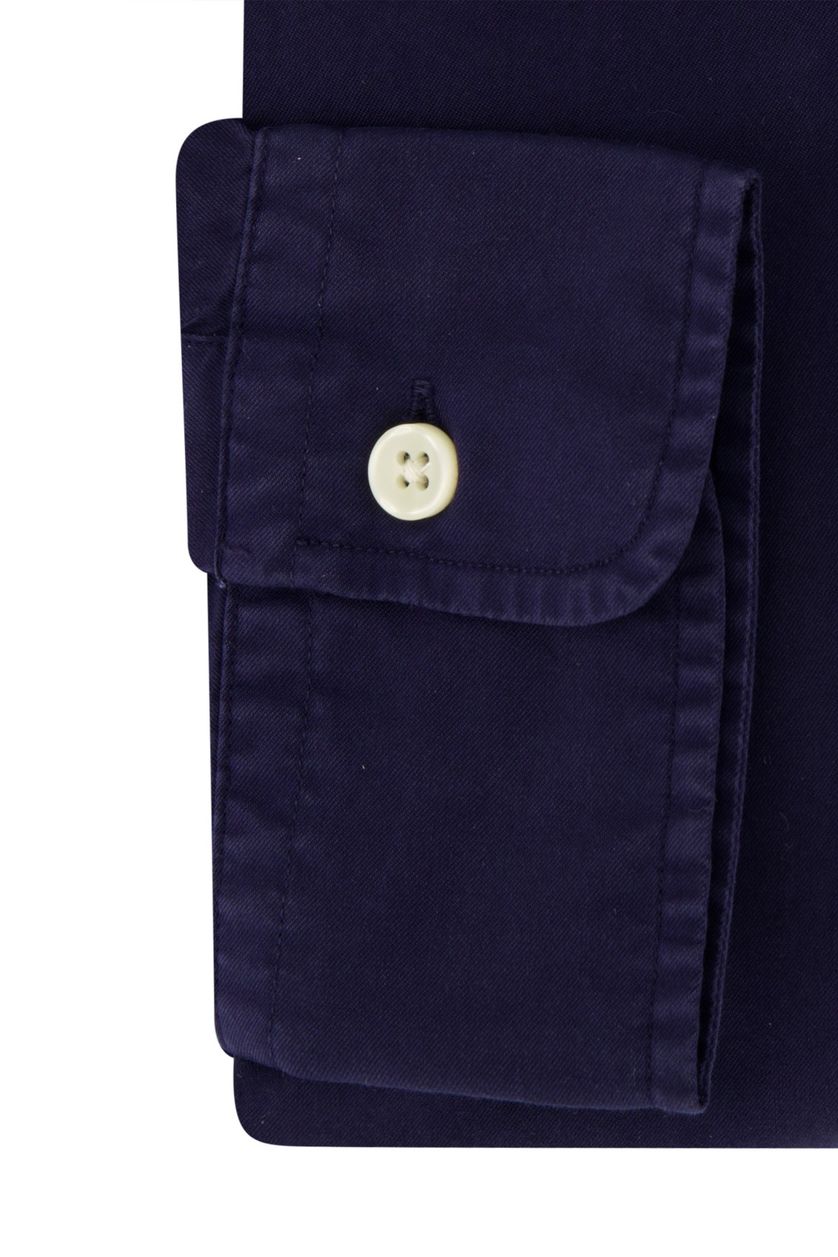Polo Ralph Lauren casual overhemd katoen normale fit donkerblauw