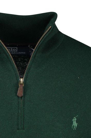 Polo Ralph Lauren trui opstaande kraag groen wol
