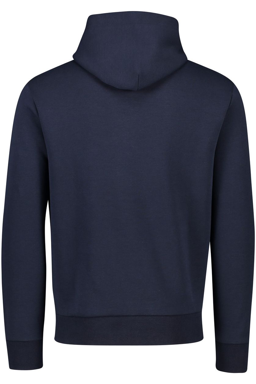 Polo Ralph Lauren sweater hoodie donkerblauw uni katoen