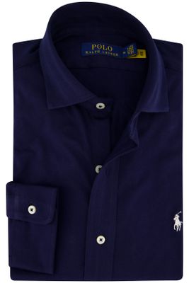 Polo Ralph Lauren Polo Ralph Lauren overhemd casual donkerblauw normale fit katoen