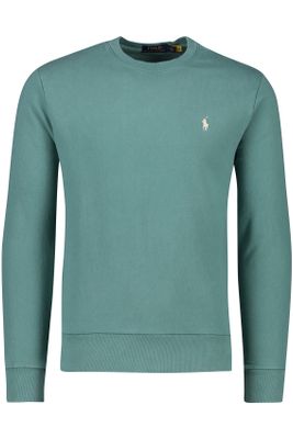 Polo Ralph Lauren Polo Ralph Lauren sweater ronde hals groen uni met logo