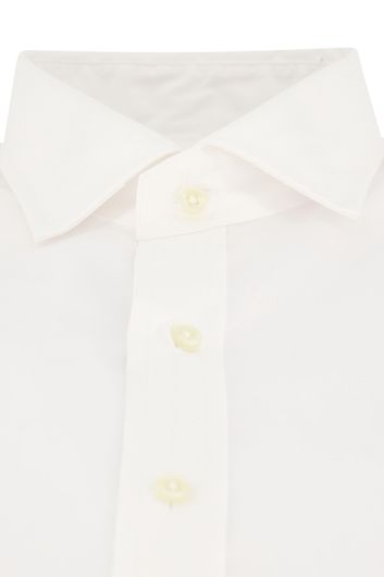 Polo Ralph Lauren casual overhemd slim fit wit effen katoen