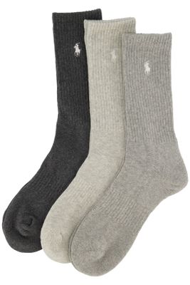 Polo Ralph Lauren Polo Ralph Lauren sokken grijs 3 pack