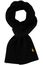 Polo Ralph Lauren sjaal zwart uni met logo