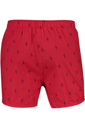 Polo Ralph Lauren Boxershorts navy/rood geprint 2-pack