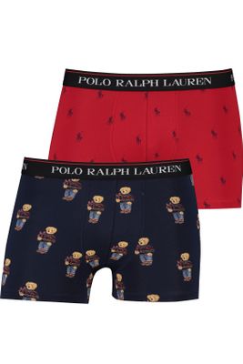Polo Ralph Lauren Polo Ralph Lauren boxers navy rood stretch cotton