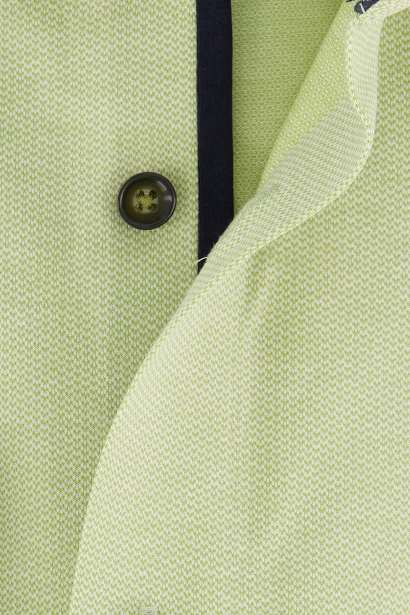 Olymp luxor overhemd groen modern fit
