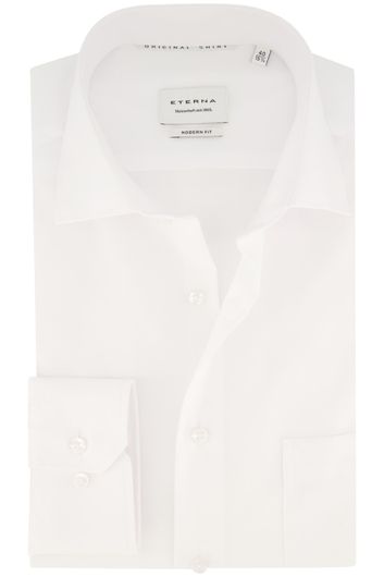 Eterna witte overhemd Modern Fit katoen