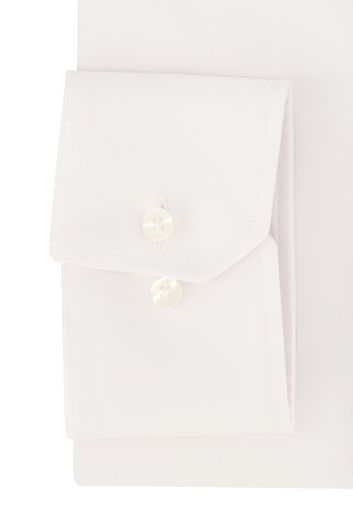 Eterna button-down overhemd Comfort Fit wit katoen strijkvrij