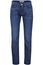 Pierre Cardin jeans blauw effen denim zonder omslag