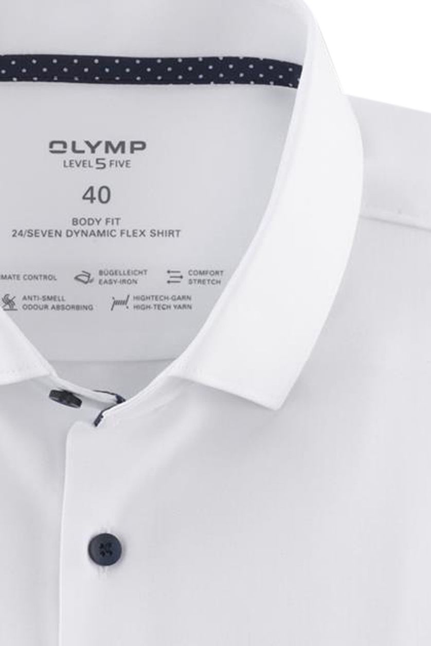 Olymp overhemd Level 5 wit normale fit katoen