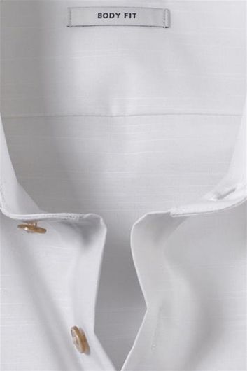 Olymp overhemd normale fit wit effen katoen
