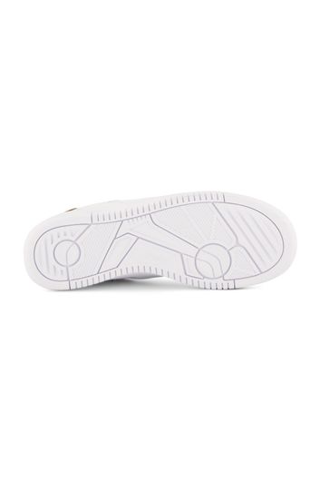 Polo Ralph Lauren sneakers wit met gele details effen leer