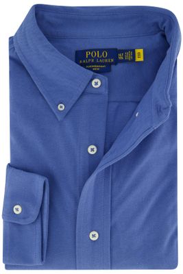 Polo Ralph Lauren Polo Ralph Lauren casual overhemd normale fit blauw effen katoen