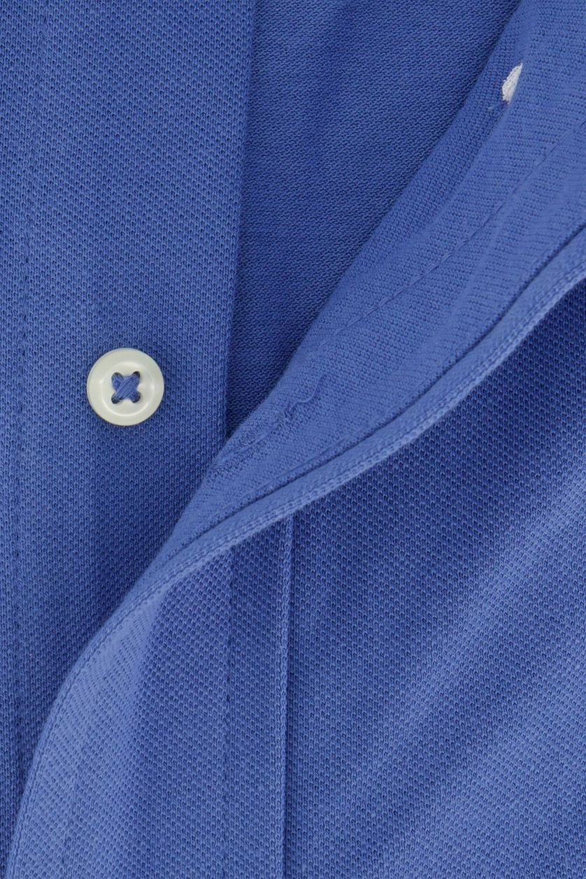 Polo Ralph Lauren casual normale fit blauw overhemd katoen