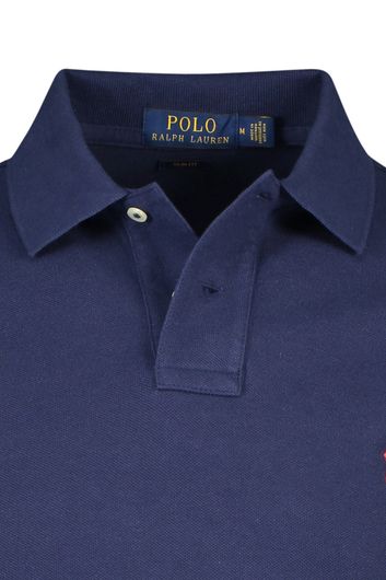 Polo Ralph Lauren polo Big & Tall normale fit donkerblauw effen 100% katoen