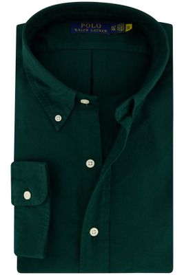 Polo Ralph Lauren Polo Ralph Lauren casual overhemd normale fit groen effen katoen