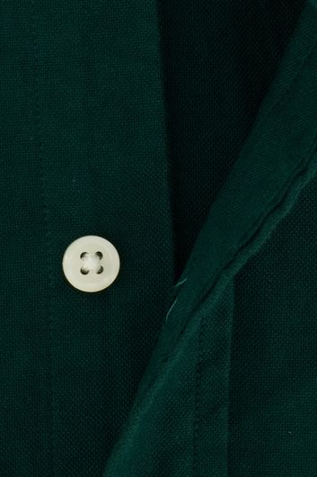 Polo Ralph Lauren casual overhemd normale fit groen effen katoen