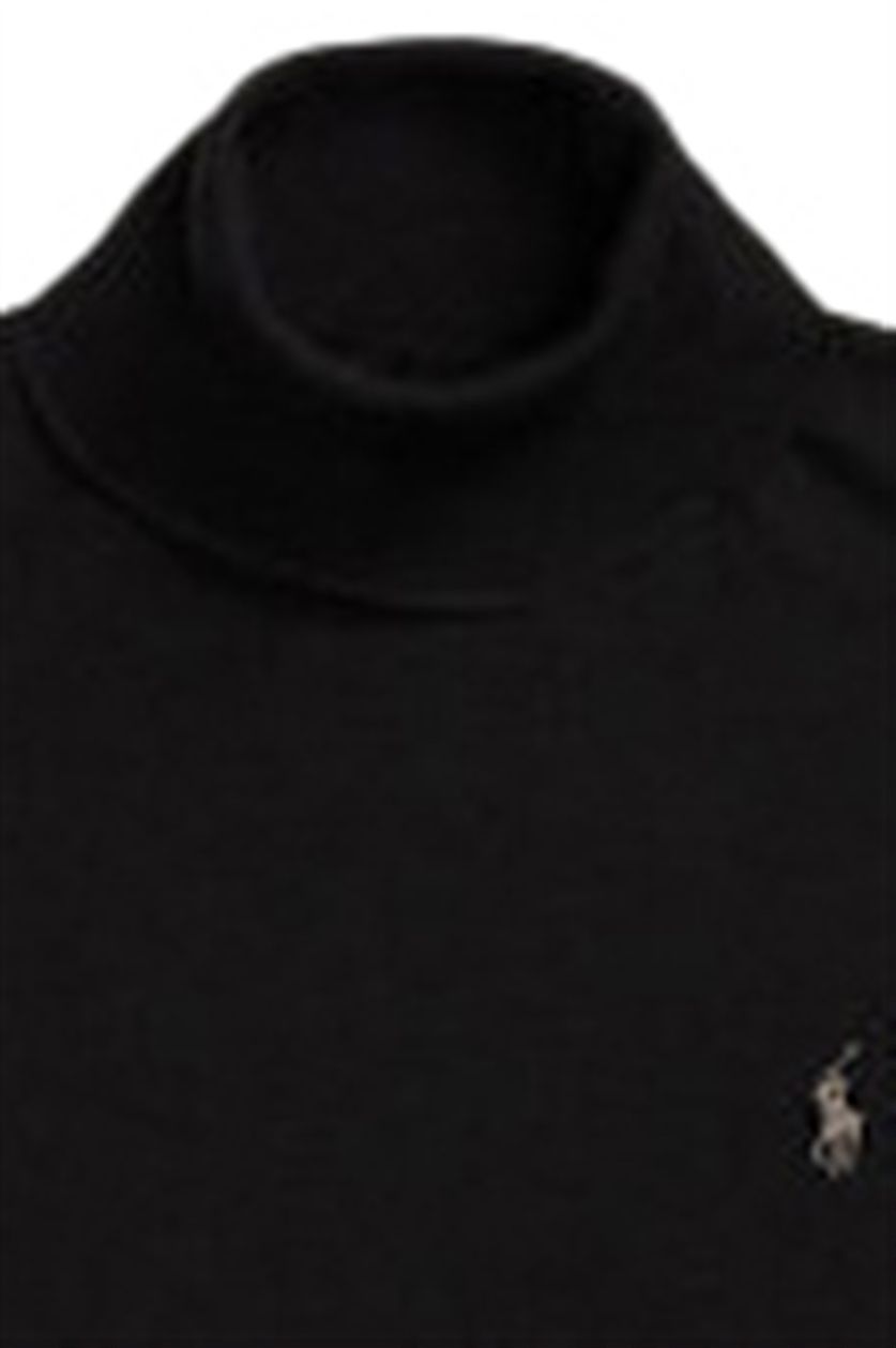 Polo Ralph Lauren Big & Tall normale fit coltrui zwart effen wol