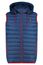 A Fish Named Fred bodywarmer donkerblauw effen rits normale fit met capuchon
